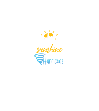 October Girls are Sunshine mixed with a little Hurricane model negru pe tricou
