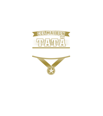 Cel mai bun tată tatuat model negru pe tricou