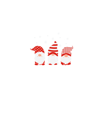 Xmas gnomes model negru pe tricou