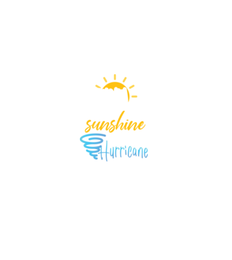 January Girls are Sunshine mixed with a little Hurricane model negru pe tricou