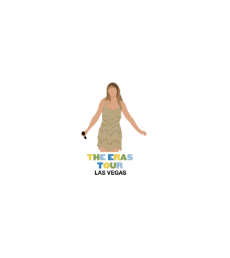 Taylor Swift The Eras Tour Las Vegas model roz deschis pe tricou