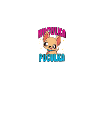Huculka Puculka chivava model negru pe tricou