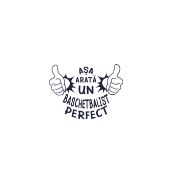 Așa arată un BASCHETBALIST perfect model roșu pe tricou