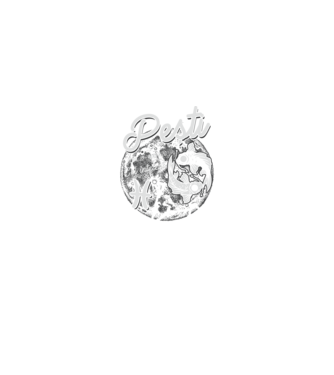 Zodiac bărbat PEȘTI retro model negru pe tricou
