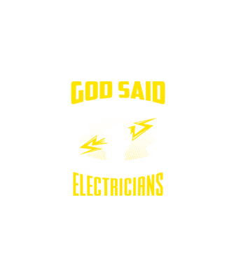 Let there be light model negru pe tricou
