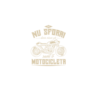 nu sforăi, doar visez că sunt o motocicletă model negru pe tricou