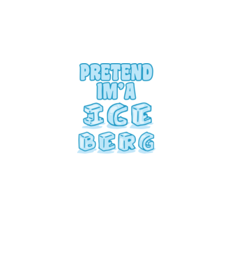 Iceberg carnaval model alb pe tricou