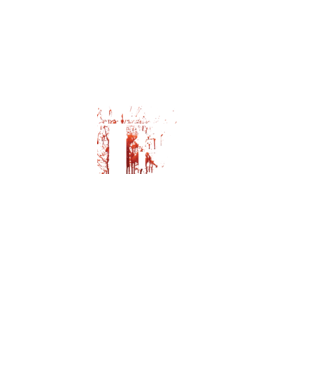 Beware i bite model roșu pe tricou
