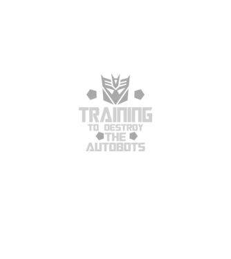 Training to destroy the autobots model negru pe tricou