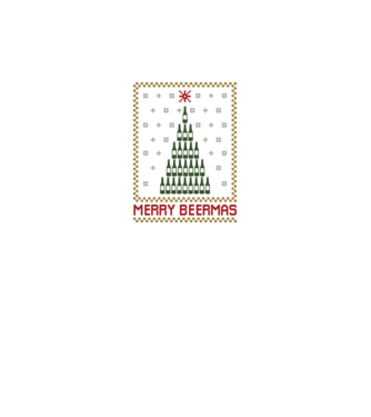 Merry Beermas model negru pe tricou