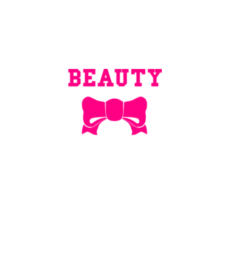 beauty model alb pe tricou