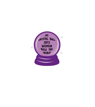 Women rule the world model negru pe tricou
