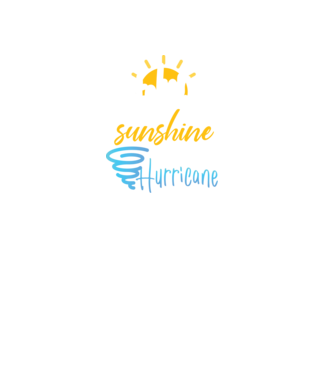 October Girls are Sunshine mixed with a little Hurricane model negru pe tricou