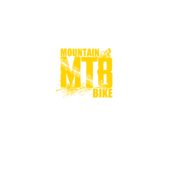 MTB model negru pe tricou