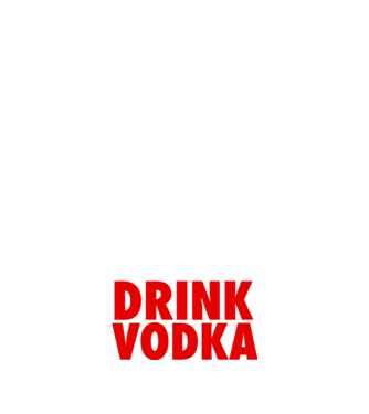 SAVE WATER DRINK VODKA model negru pe tricou