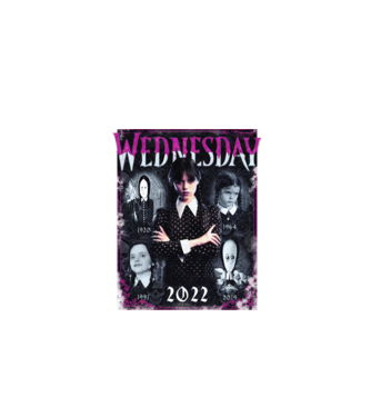 WEDNESDAY ADDAMS multi all time model negru pe tricou