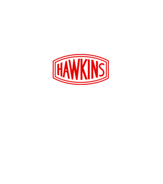 hawkins stranger things model negru pe tricou