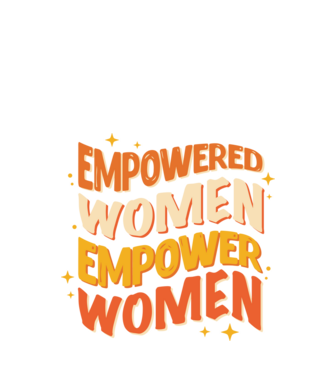 Empowered women empower women model negru pe tricou