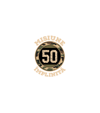 Misiune împlinită 50 model nisipiu pe tricou