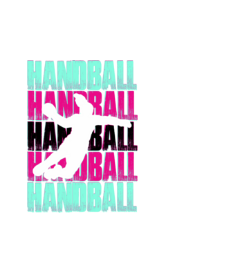 handball model alb pe tricou