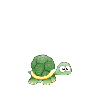 Turtle model nisipiu pe tricou