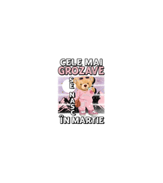 RETRO teddy fetişcană MARTIE model  pe tricou