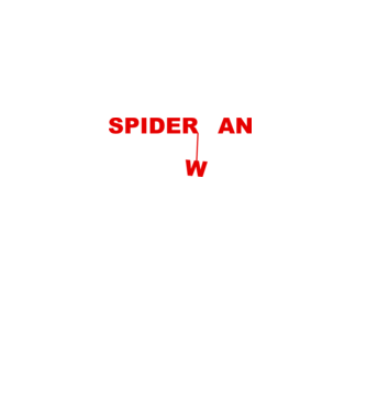 Spider wan model alb pe tricou