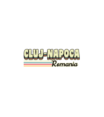 România Cluj-Napoca model alb pe tricou