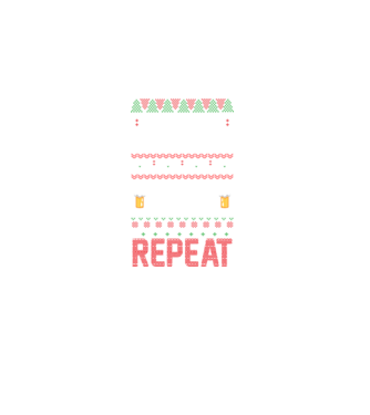 Drink drink repeat model negru pe tricou