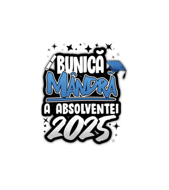 Bunică MÂNDRĂ a absolventei model nisipiu pe tricou