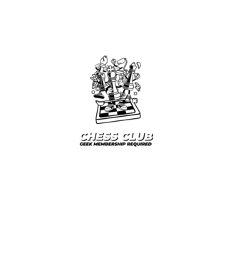 chess club model gri pe tricou