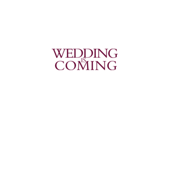Wedding is coming model dusty pink pe tricou