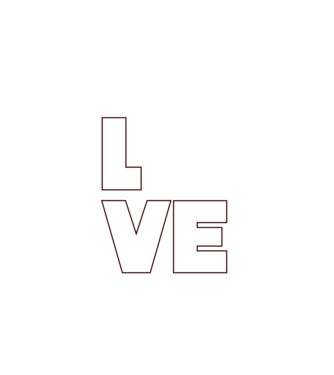 Love pingpong model negru pe tricou