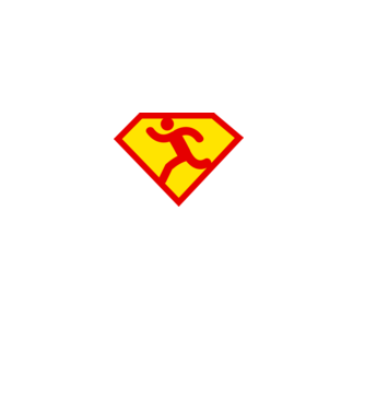 Supersportiv ATLET model albastru închis pe tricou