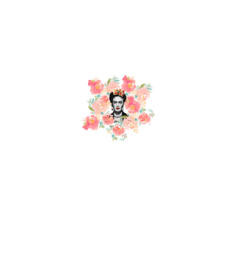 Frida Kahlo 2 model alb pe tricou