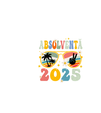 Absolventă 2025 model negru pe tricou