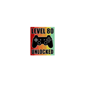 level 80 unlocked retro gamer model negru pe tricou