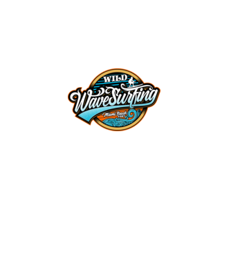 WaveSurfing model negru pe tricou