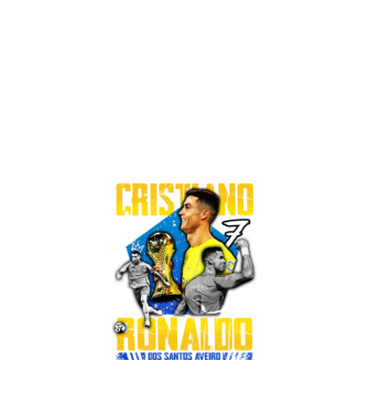 Ronaldo tribute model negru pe tricou