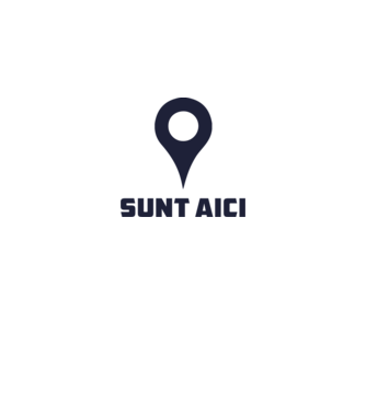 Sunt Aici model alb pe tricou