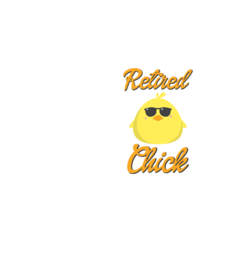 Retired chick model galben neon pe tricou