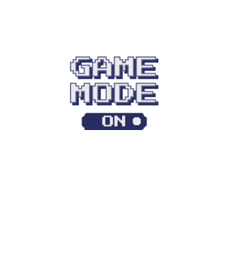 Gamer - Game mode on model negru pe tricou