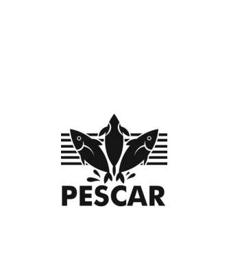 Pescar original model alb pe tricou