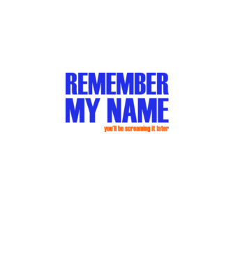 Remember My Name model alb pe tricou