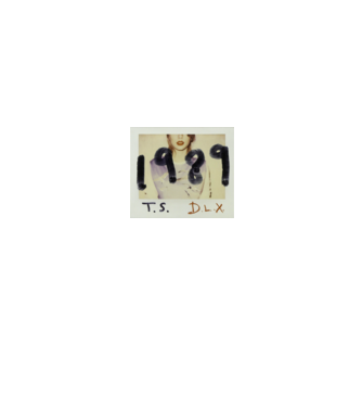Taylor Swift polaroid model alb/roșu pe tricou