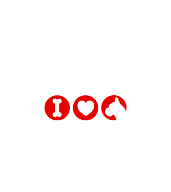 I Love Boxer model negru pe tricou