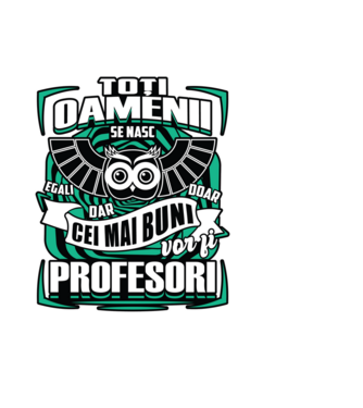Toți oamenii profesori model negru pe tricou