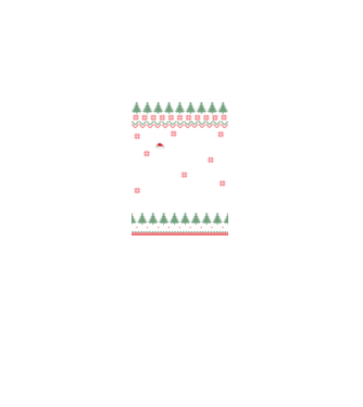 Merry Fishmas model negru pe tricou