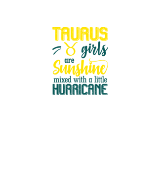 Sunshine with Hurricane TAURUS model negru pe tricou