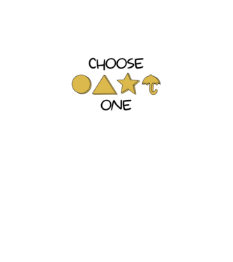 choose one squid game model alb pe tricou